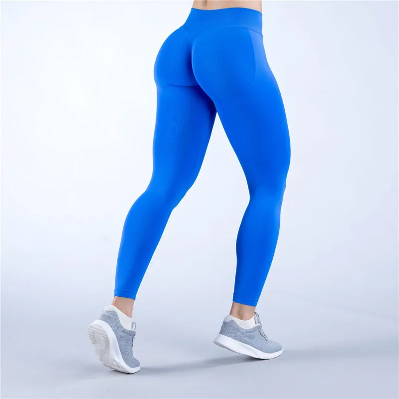 Seamless Women Sports Yoga Pants Low Impact Sports Leggings Tummy Control Squat Proof Gym Fitness Workout Scrunch Butt Tights