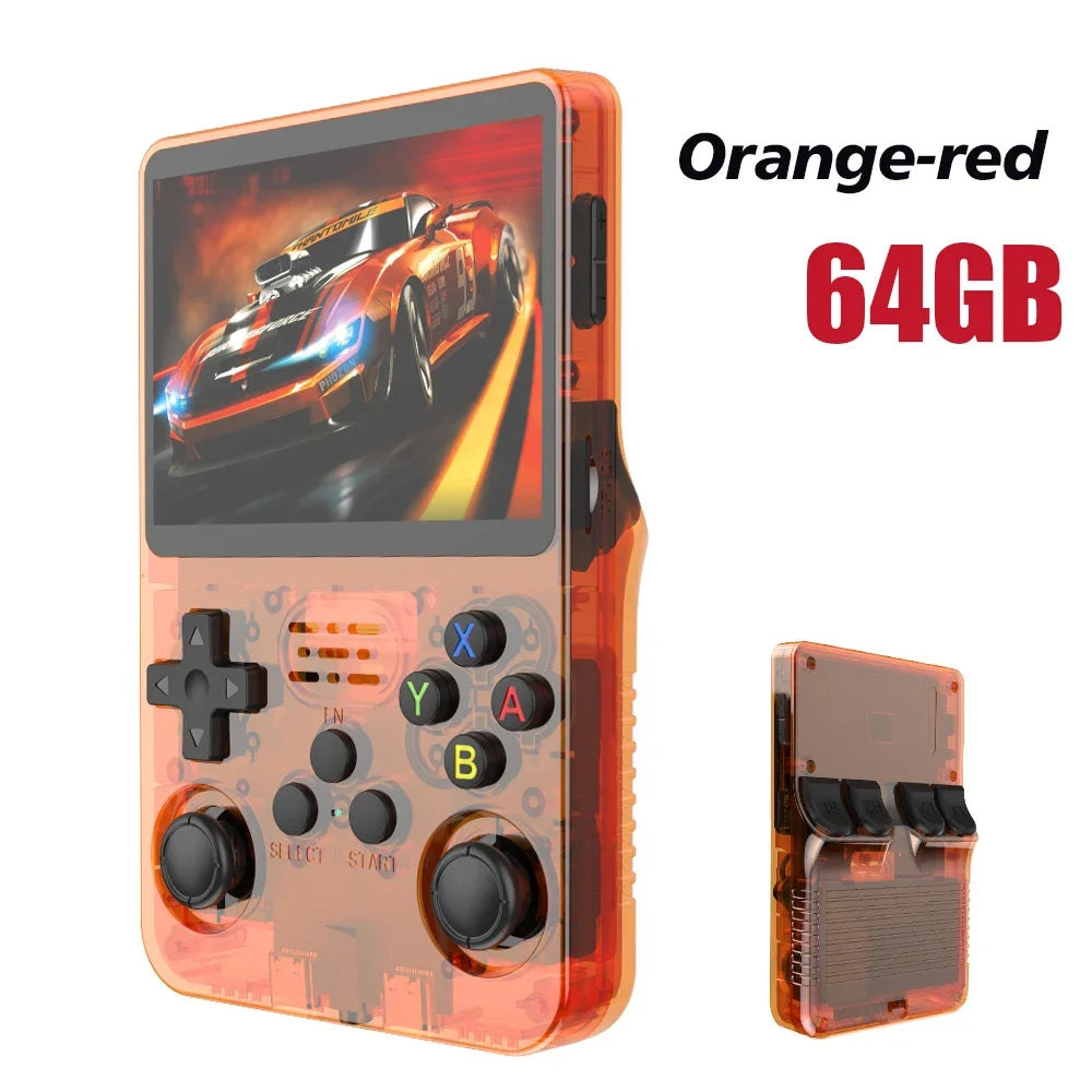 Open Source R36S Retro Handheld Video Game Console Linux System 3.5 Inch IPS Screen Portable Pocket Video Player 64GB 128G Games