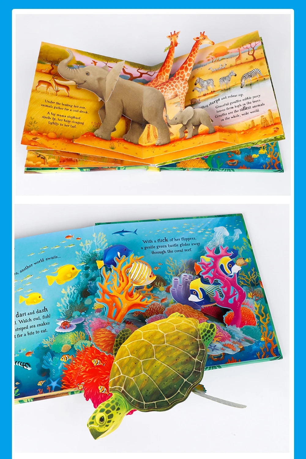 Kids Pop Up 3D Flap Picture English Books Fairy Tales Bedtime Reading Book Enlighten Learning Toys Children Gift Montessori