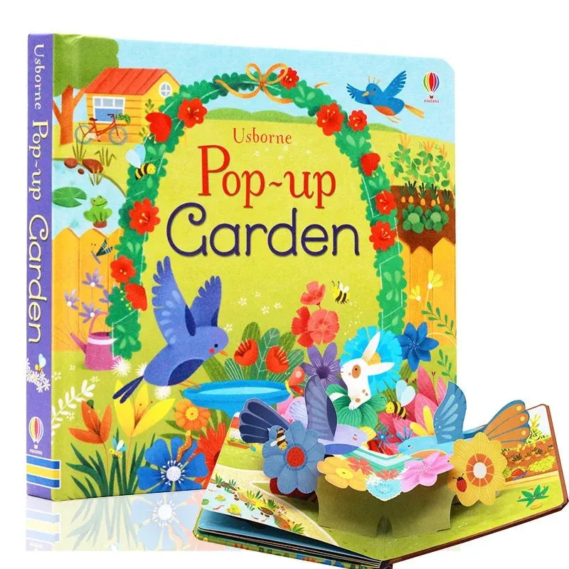 Kids Pop Up 3D Flap Picture English Books Fairy Tales Bedtime Reading Book Enlighten Learning Toys Children Gift Montessori