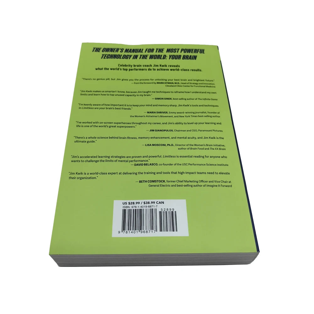 Limitless Expanded Edition By Jim Kwik Upgrade Your Brain, Learn Anything Faster, and Unlock Your Exceptional Life Paperback