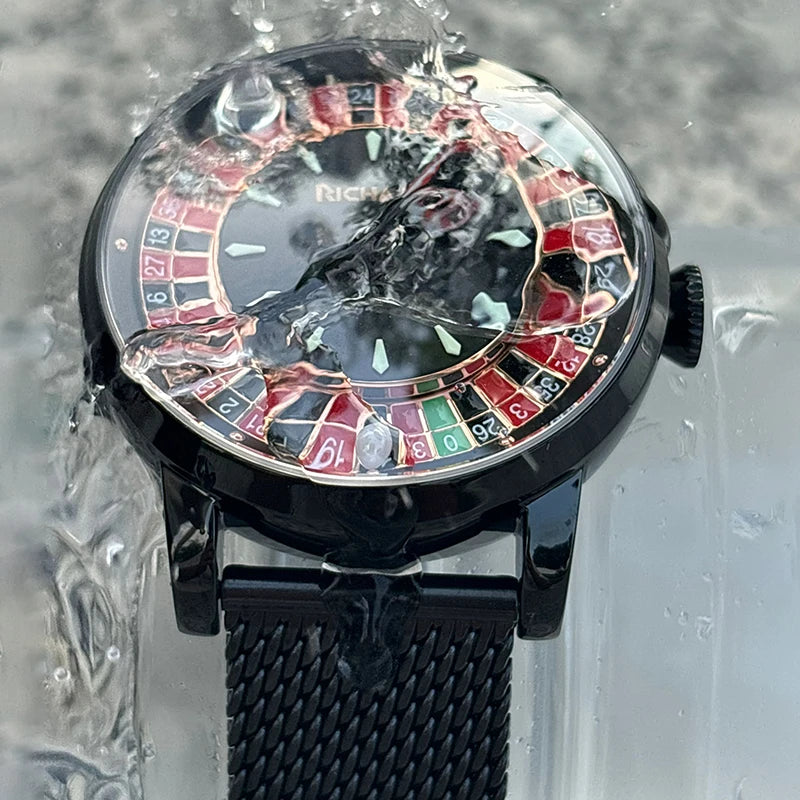 Richard Sapphire Glass NH35 Jacob & Co Betting Market Mens Mechanical Watches Watch Men Top Brands Luxury Wheel Turning Watches