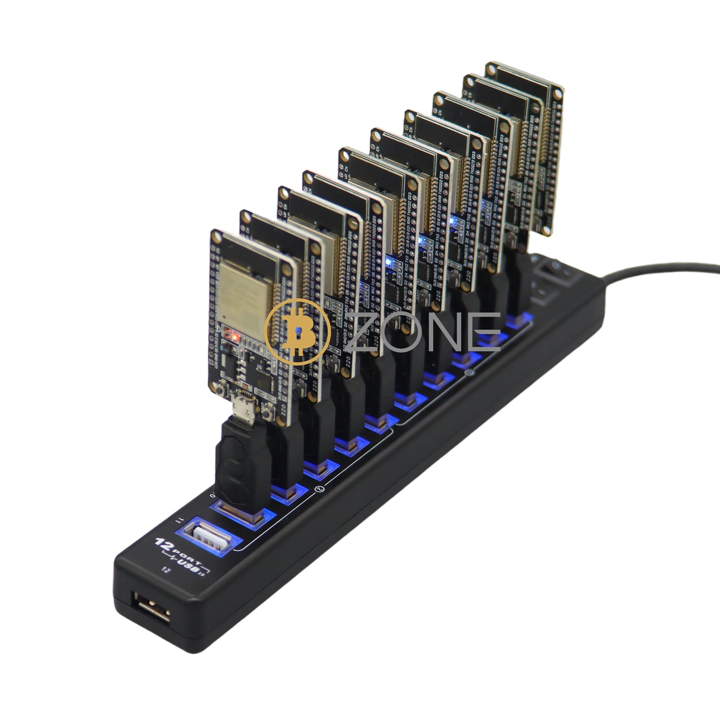 Bitcoin NerdMiner 550KH/S BTC Solo Miner Hub 10 port Nerd Miner V2 Station 2024 Latest Crypto Mining Solution Win 3.125 BTC