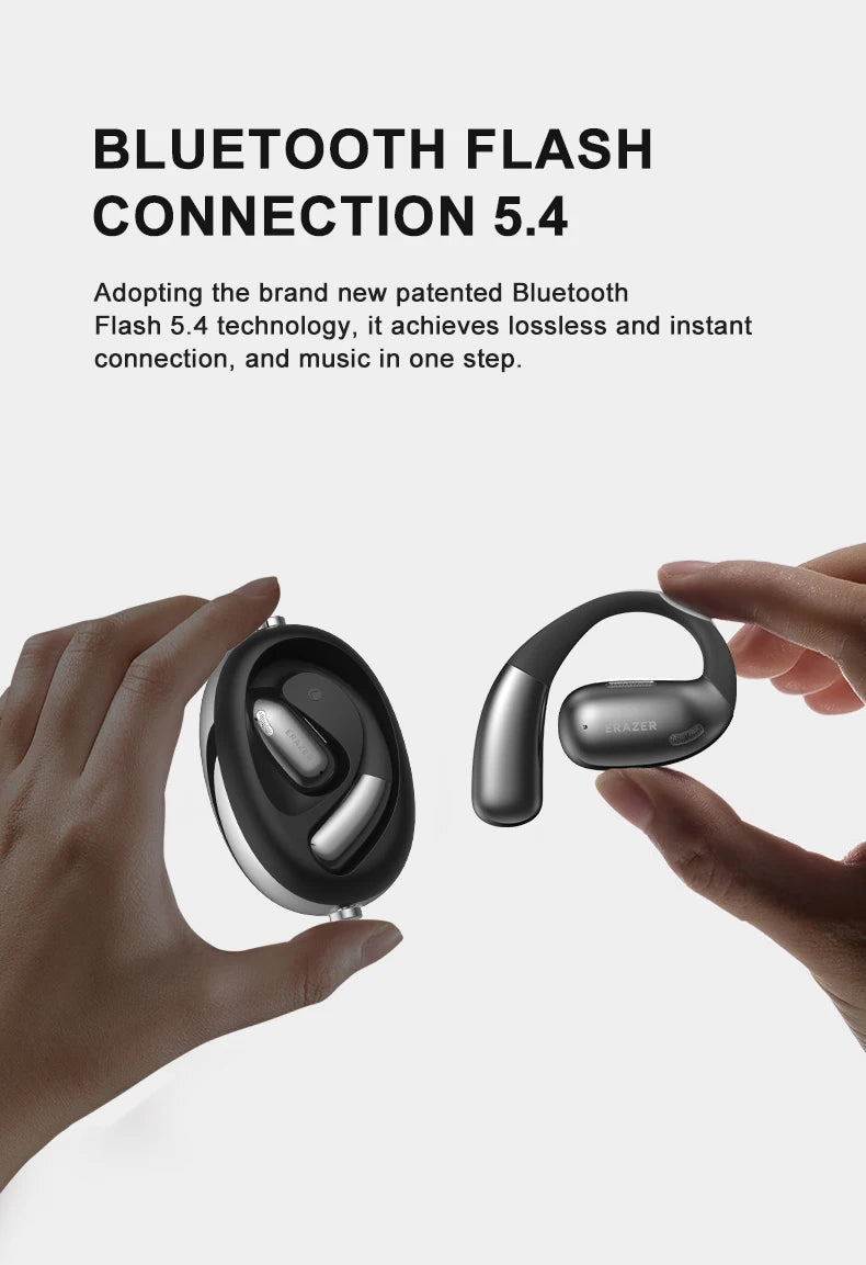 [AI Translator Earphone] ERAZER XF31 Bluetooth Translation Earbuds Sleep ASMR Headset DIY APP  AI Wireless Headphones Open Back