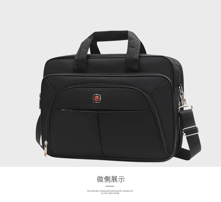 Simple Tote Men Business Briefcase Handbag For 15 Inch Laptop Bags Large Capacity Shoulder Bags Travel Notebook Messenger Bag