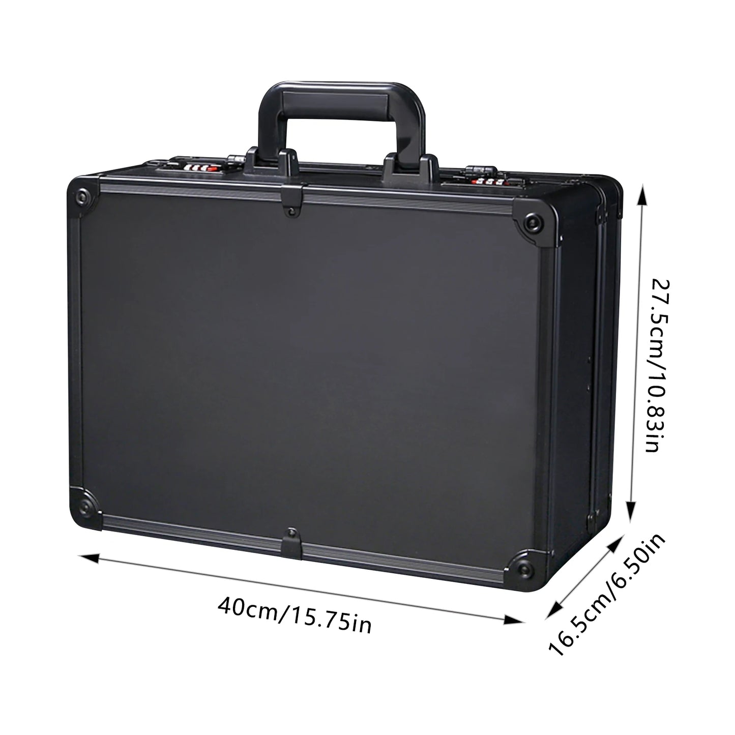 Large Barber Beauty Salon Tool Kit Storage Travel Suitcase Barber Portable Barber Stylist Suitcase - Black