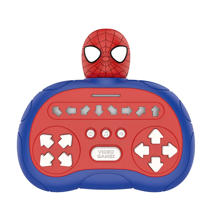 Quick Push Game Pop Up Fidget Bubble Electronic Pop it Pro Game Pikachu Stitch Spider Man  Light AntiStress Toys For Kids Gift