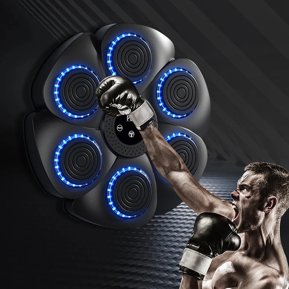 New Smart Music Boxing Machine Adult/Children Sports Fitness Boxing Trainer Home Exercise Response Training Boxing Wall Target