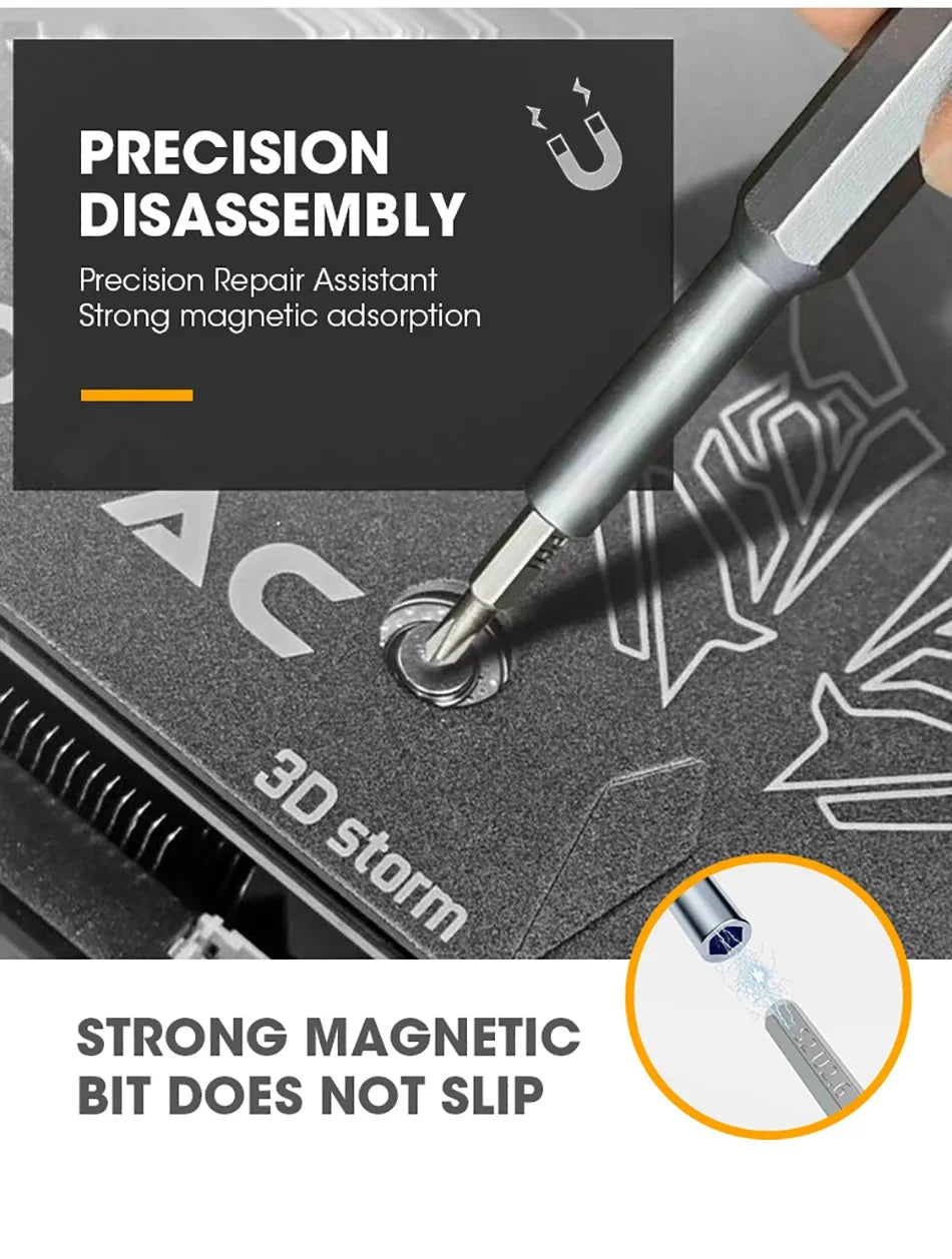 Magnetic Precision Screwdriver Set 63 In 1 With 62 Piece Mini Pocket Screwdriver Set  Small Repair Set For Mobile Phone/PC/Came