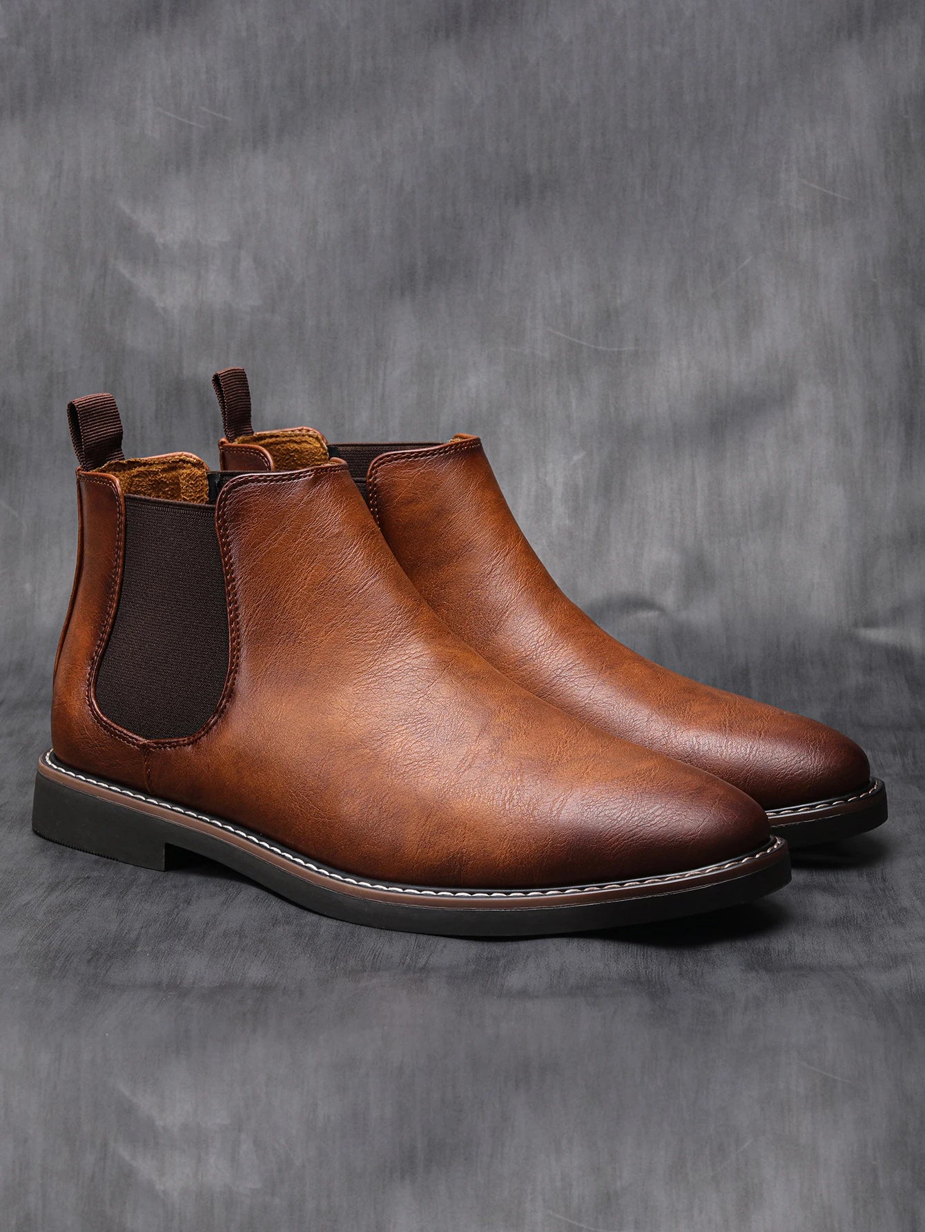 40~46 Men Chelsea Boots Brand Retro Comfortable Fashion Men Boots