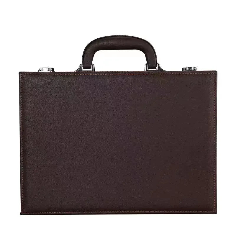 Men's Women's handbags Room Delivery Box Toolbox Information Storage Bag Suitcase Key Leather Business File Box