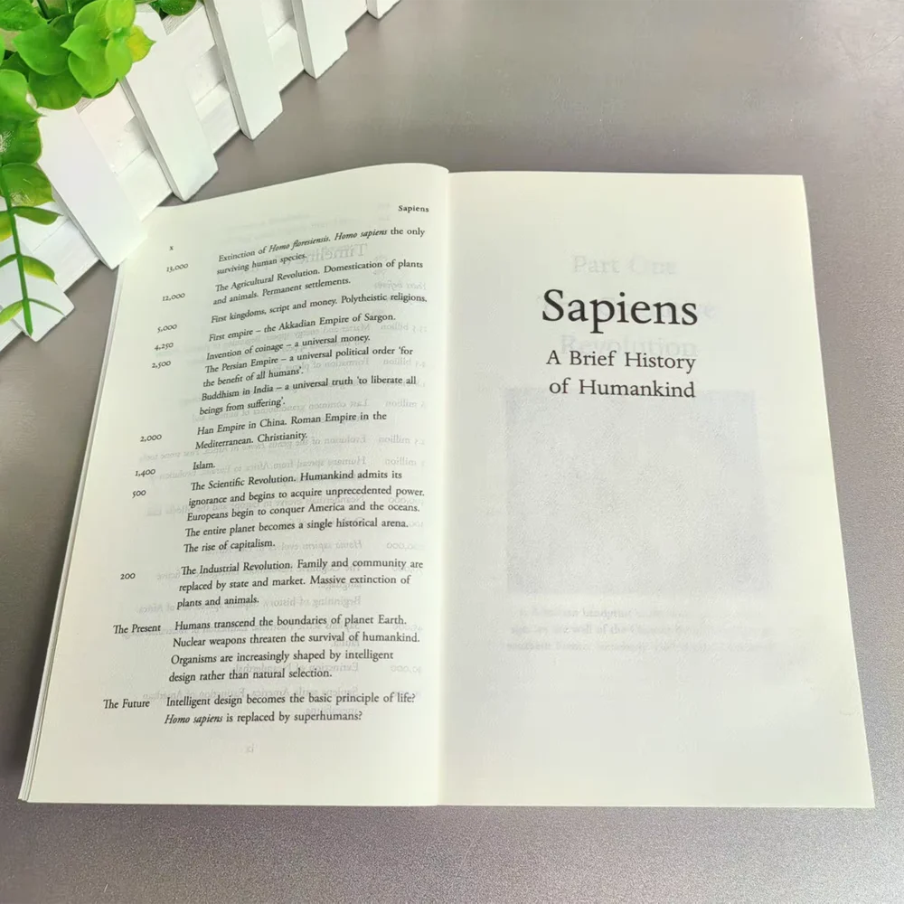 Sapiens: A Brief History of Humankind Yuval Noah Harari English Books Anthropological History Books Extracurricular Reading Book