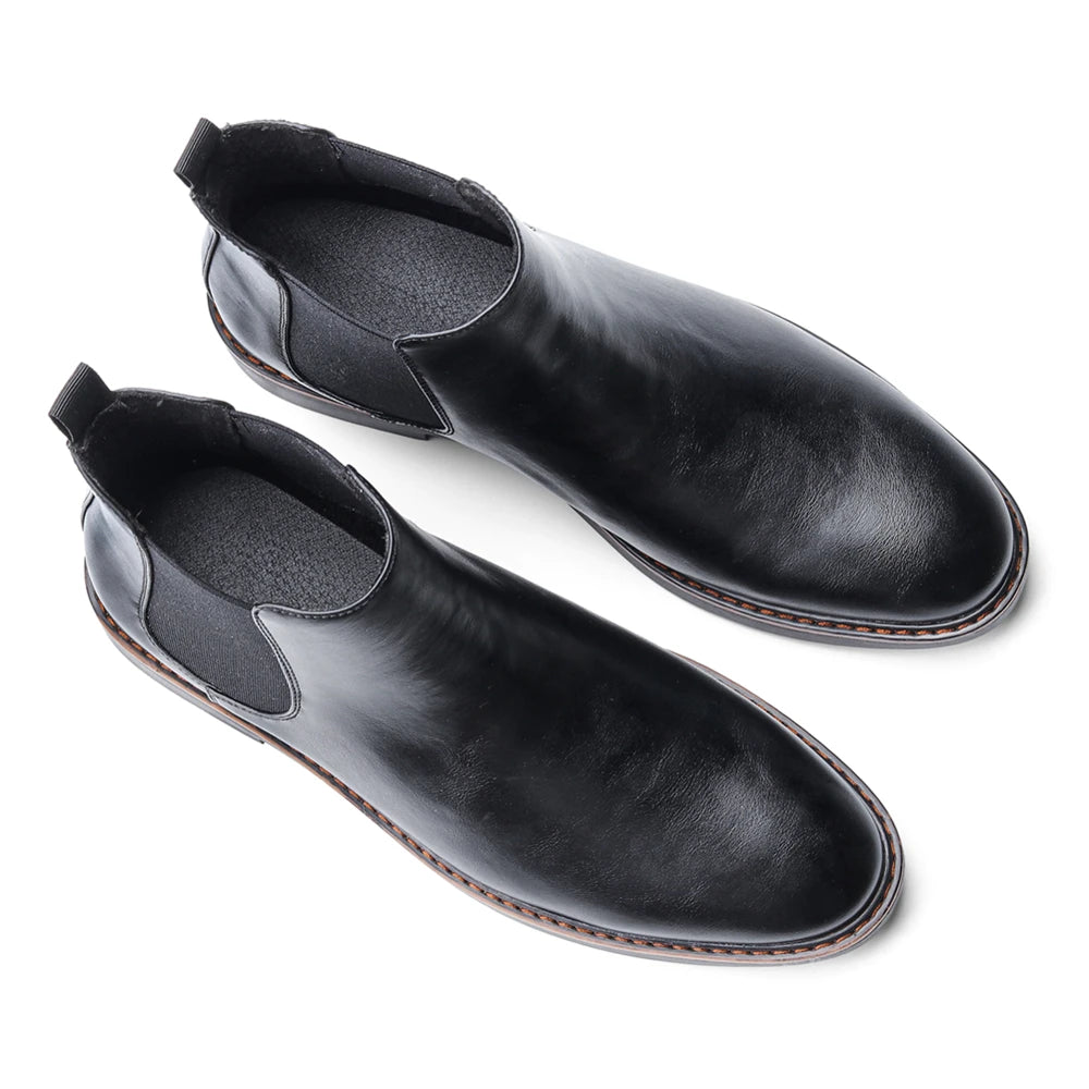 40~46 Men Chelsea Boots Brand Retro Comfortable Fashion Men Boots