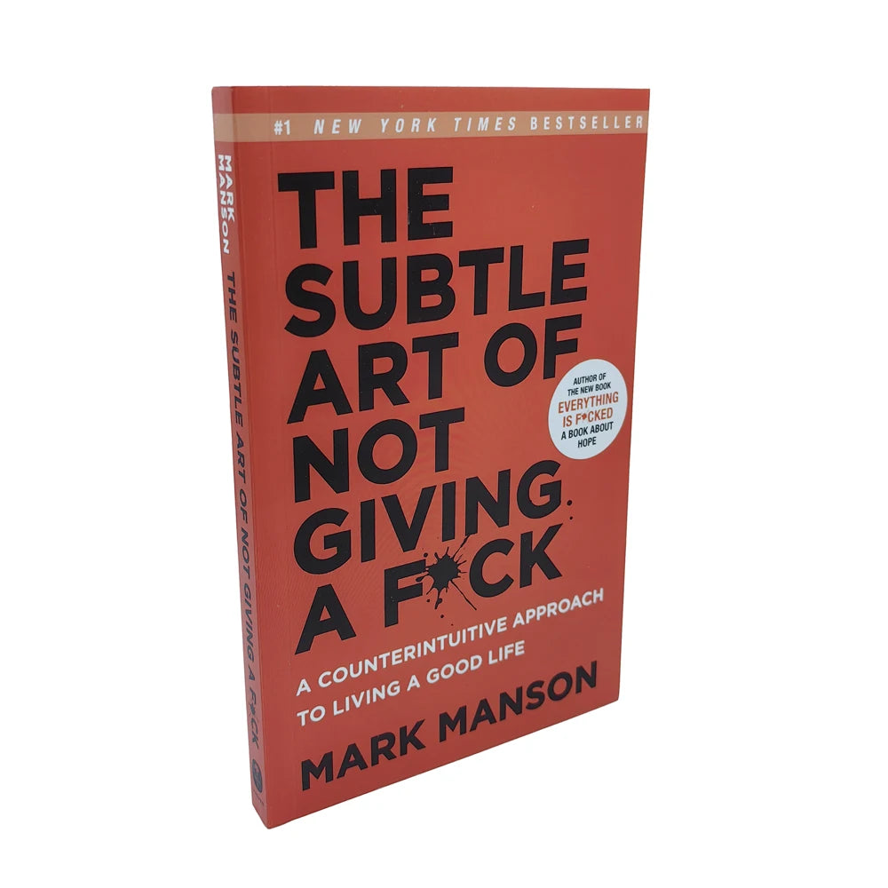 The Subtle Art of Not Giving A F*C,Reshape Happiness,how To Live As You Want By Mark Manson Self Management Stress Relief Book