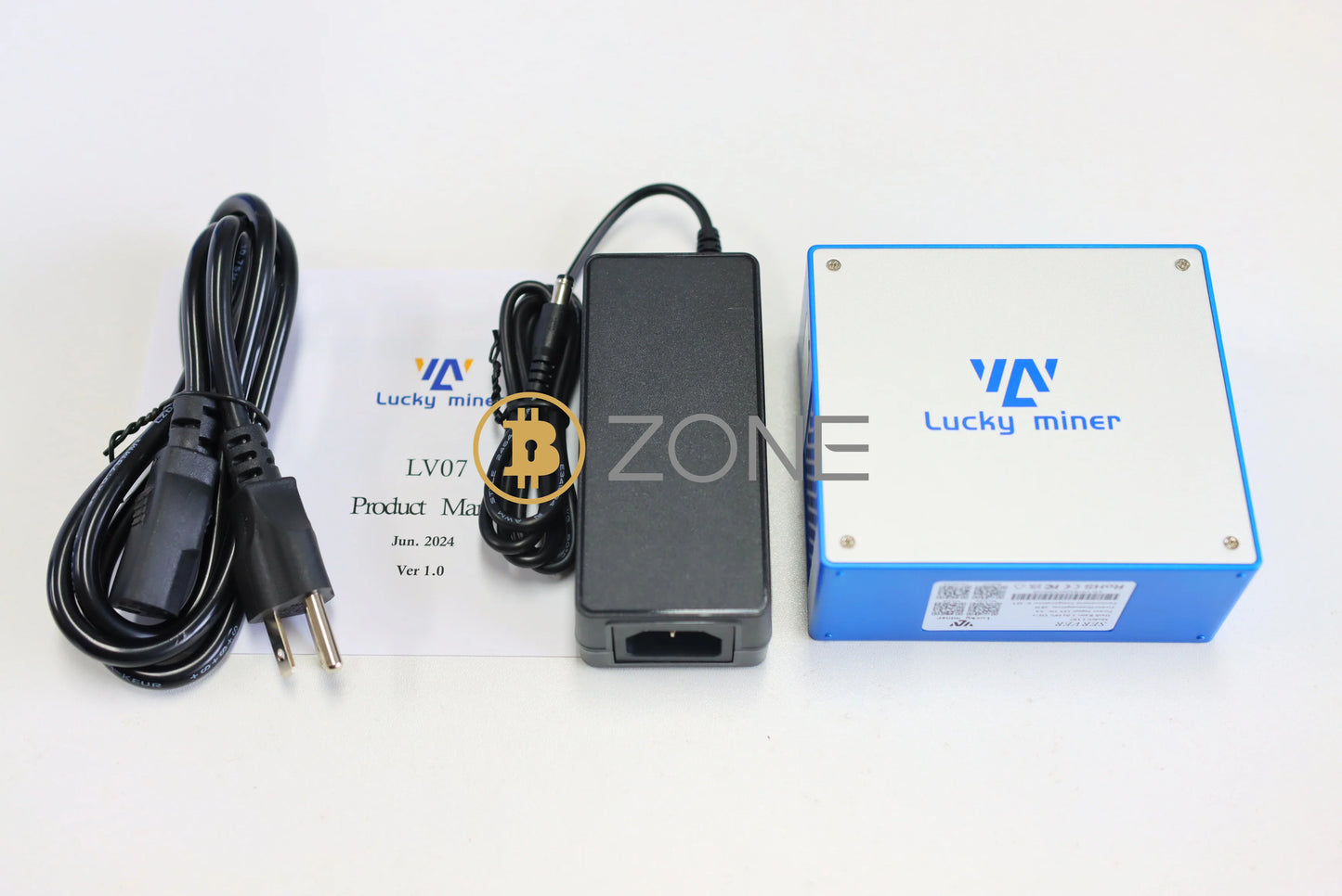 Bitcoin Sha256 Miner Lucky Miner LV07 Hashrate 1th/s In Stock Newest BTC Solo Lottery Crypto BTC Miner With Power Supply