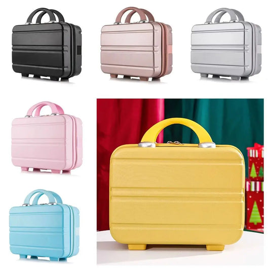 14 inch Mini Travel Suitcase Cosmetic Box Hand Luggage Organizer Case Small Boarding Case