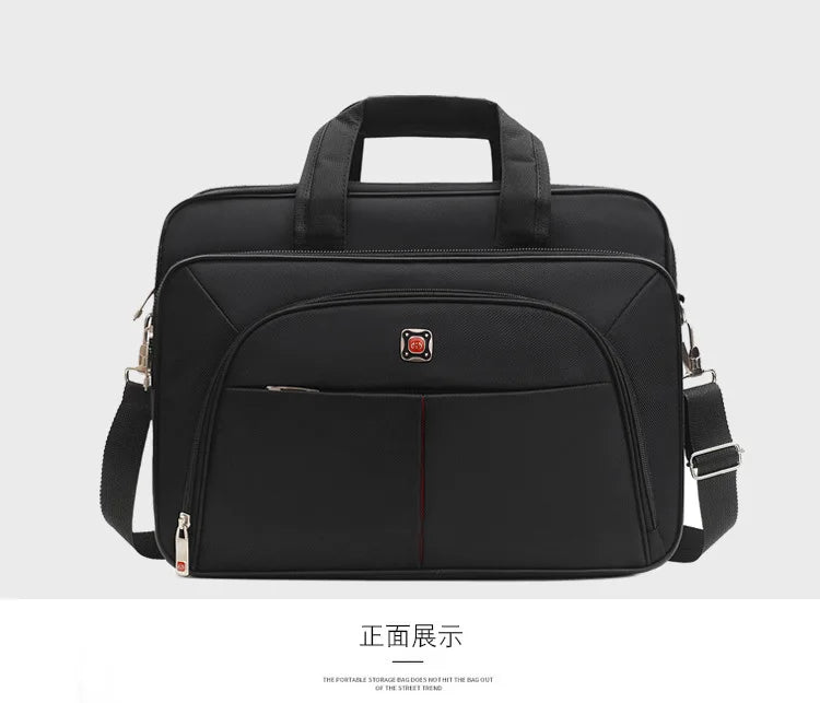 Simple Tote Men Business Briefcase Handbag For 15 Inch Laptop Bags Large Capacity Shoulder Bags Travel Notebook Messenger Bag