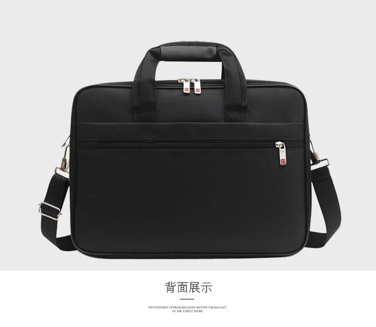 Simple Tote Men Business Briefcase Handbag For 15 Inch Laptop Bags Large Capacity Shoulder Bags Travel Notebook Messenger Bag