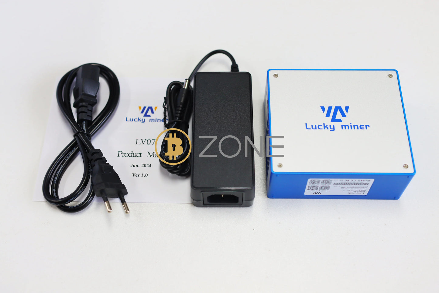 Bitcoin Sha256 Miner Lucky Miner LV07 Hashrate 1th/s In Stock Newest BTC Solo Lottery Crypto BTC Miner With Power Supply