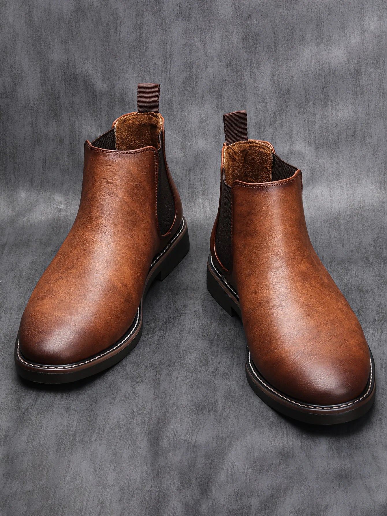 40~46 Men Chelsea Boots Brand Retro Comfortable Fashion Men Boots