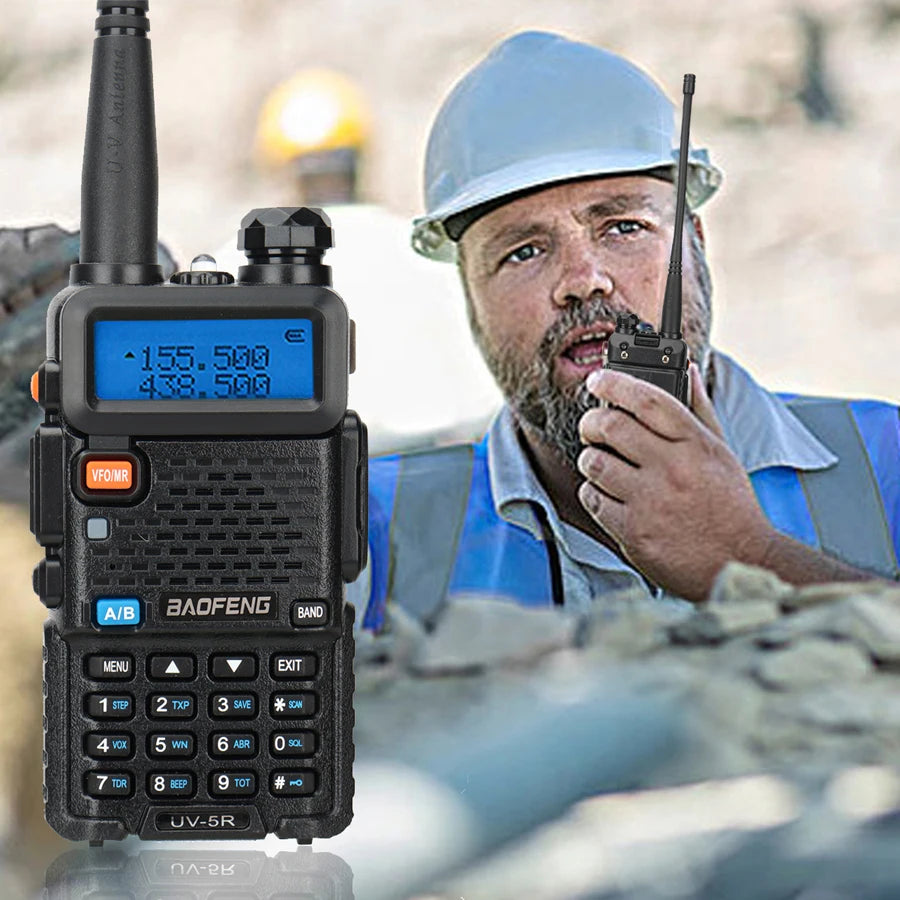 Baofeng UV 5R Walkie Talkie True 8W Portable Ham CB Radio Dual Band VHF UHF FM Transceiver Two Way Hunting Radios UV82 UV9R Plus