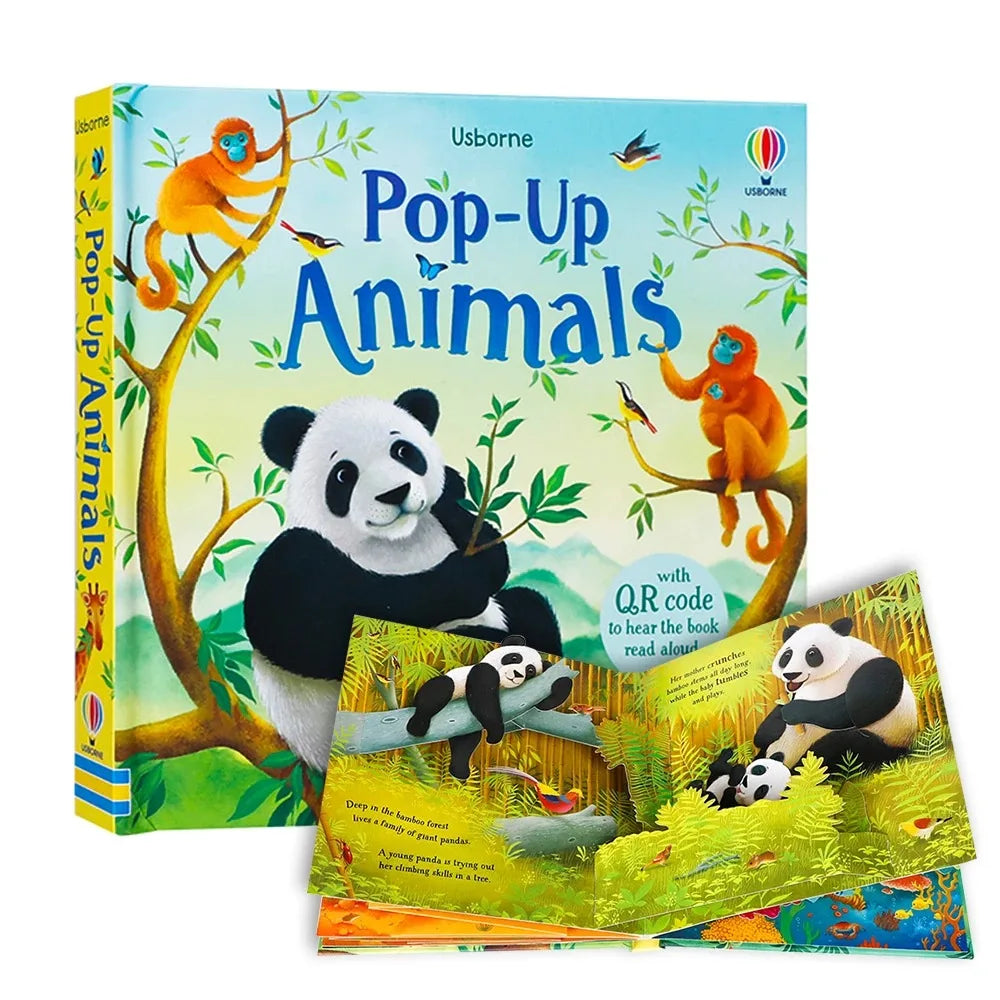 Kids Pop Up 3D Flap Picture English Books Fairy Tales Bedtime Reading Book Enlighten Learning Toys Children Gift Montessori