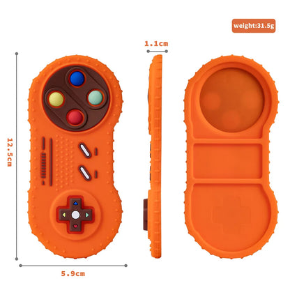 TYRY.HU 1Pc Baby Silicone Teether Toys Remote Control Shape Teether Rodent Gum Pain Relief Teething Toy Kids Sensory Educational