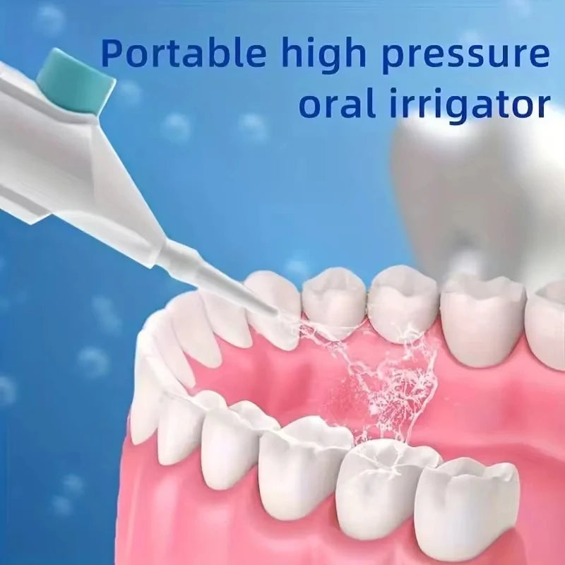 Xiaomi High Pressure Oral Irrigator Household Portable Teeth Clean Water Dental Floss Manual High Pressure Water Toothpick New