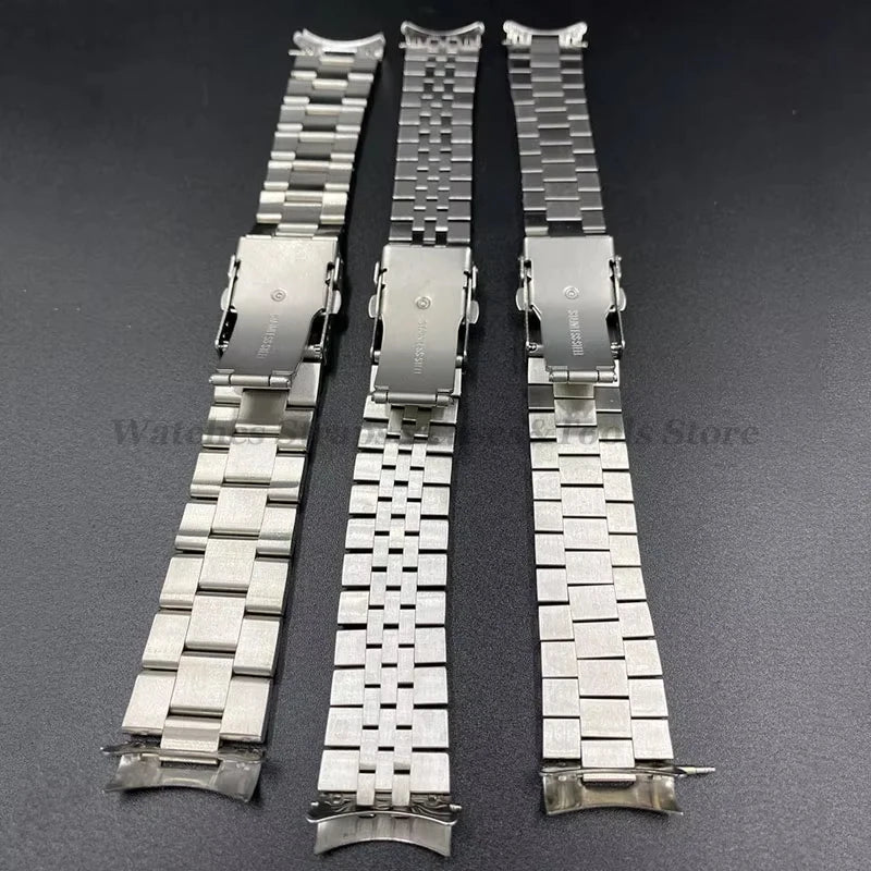 Luxury Solid Stainless Steel Band 18mm 19mm 20mm 21mm 22mm Straps for Seiko for Jubilee for Oyster Belt Men's Watch Accessories