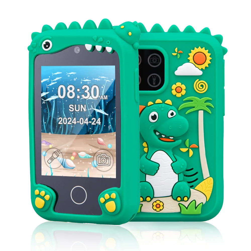 Kids Smart Educational Toys Musci Player Learning Selfie Toddler Phone for Children Age 3-12 Best Christmas Birthday Gifts