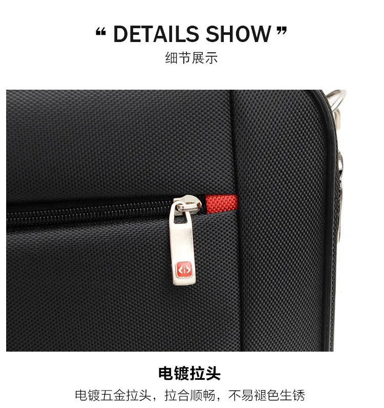 Simple Tote Men Business Briefcase Handbag For 15 Inch Laptop Bags Large Capacity Shoulder Bags Travel Notebook Messenger Bag