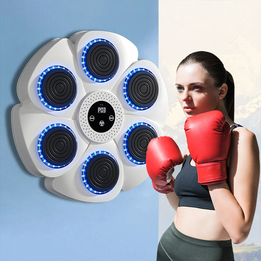 New Smart Music Boxing Machine Adult/Children Sports Fitness Boxing Trainer Home Exercise Response Training Boxing Wall Target