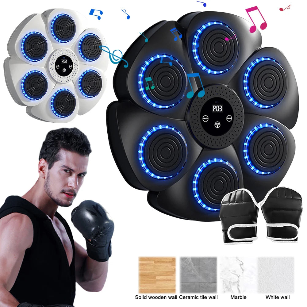 New Smart Music Boxing Machine Adult/Children Sports Fitness Boxing Trainer Home Exercise Response Training Boxing Wall Target