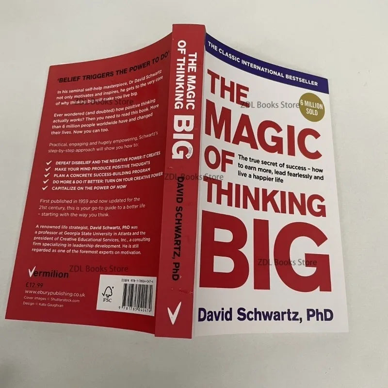 The Magic of Thinking Big The True Secret of Success Paperback Book in English