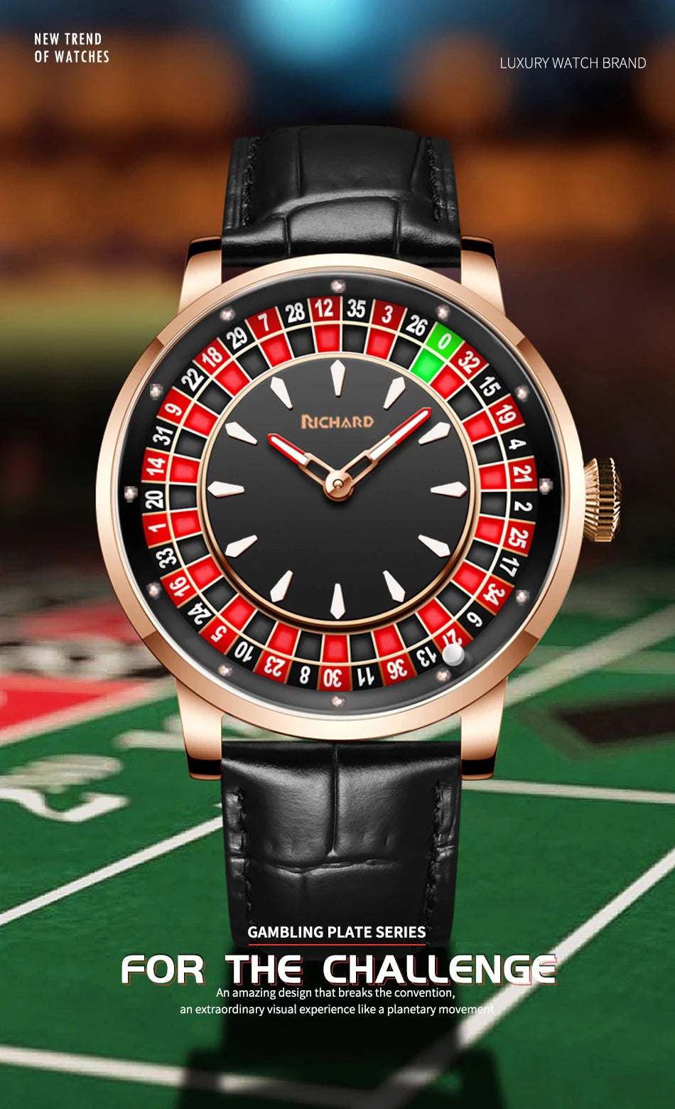 Richard Sapphire Glass NH35 Jacob & Co Betting Market Mens Mechanical Watches Watch Men Top Brands Luxury Wheel Turning Watches